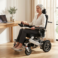 Aurora Stride Elite Folding Power Wheelchair — Lifestyle