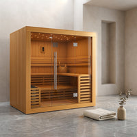 Solstice Elite Horizon Indoor Sauna — Studio Shot