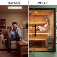 Vantaa Eclipse Luxe Indoor Sauna — Before & After
