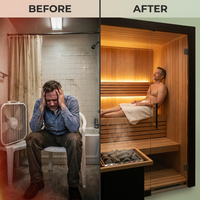 Vantaa Eclipse Luxe Indoor Sauna — Before & After