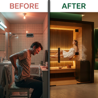 Vantaa Eclipse Luxe Indoor Sauna — Before & After