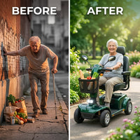 VelocityLux Titan 4 Mobility Scooter — Before & After